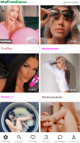 myfreecams mobile app