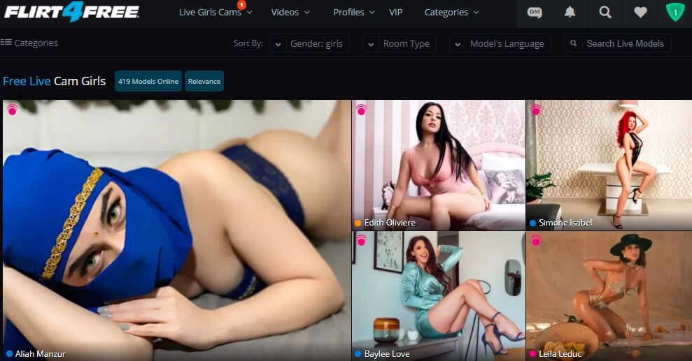 Flirt4Free With Cam Girls 