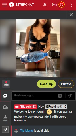 Strichat Mobile Version With Cam Girl