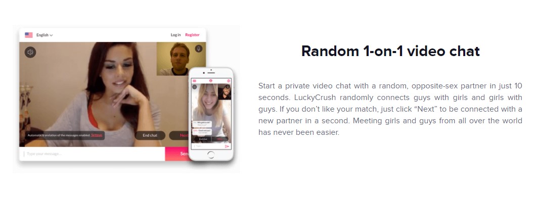 Random Cam to Cam Chat On LuckyCrush